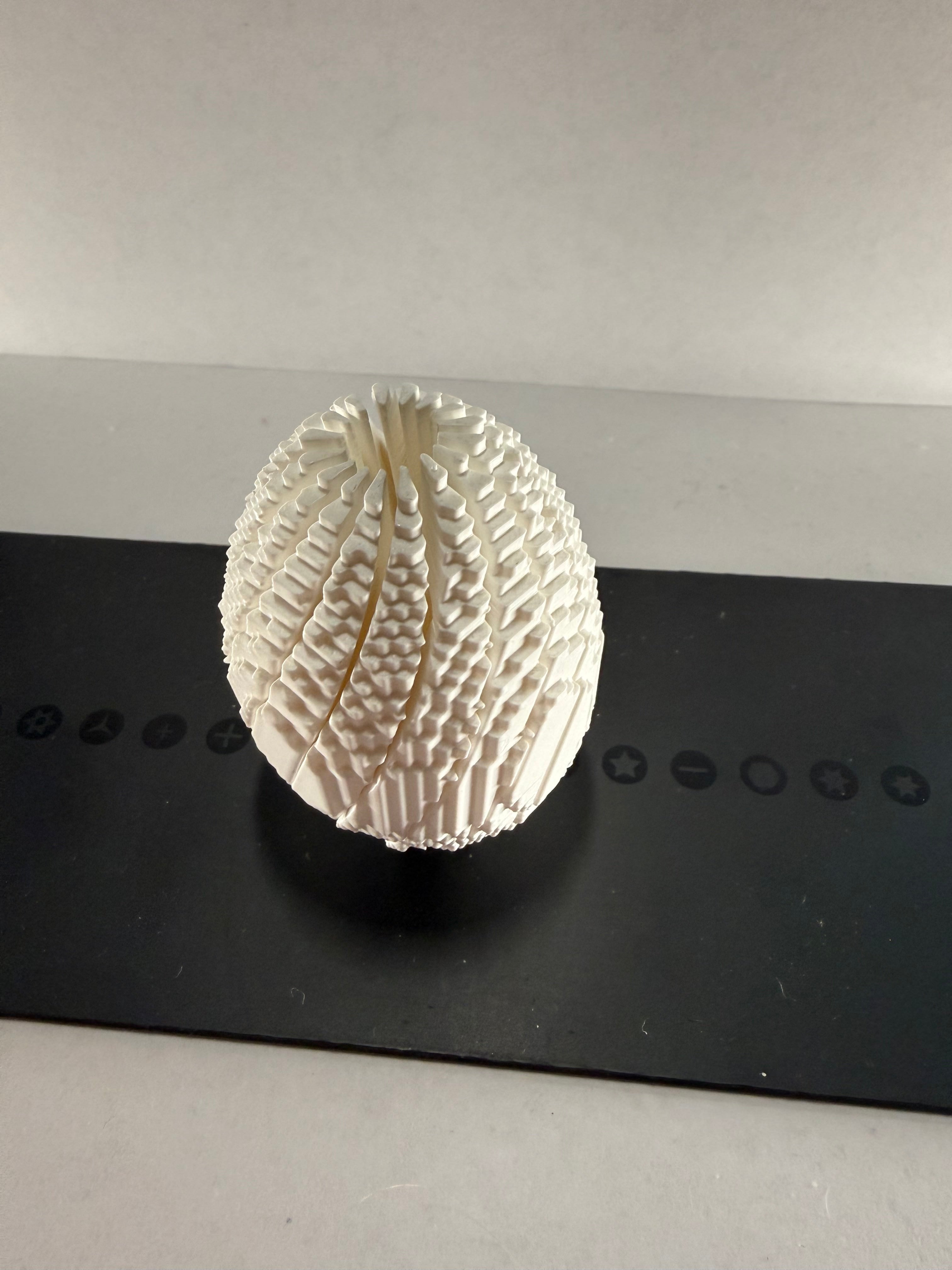 Spiral Twist Minecraft Egg Fidget