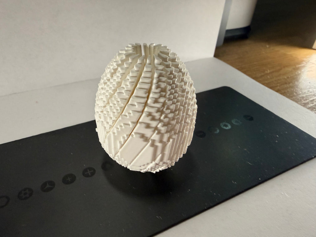 Spiral Twist Minecraft Egg Fidget